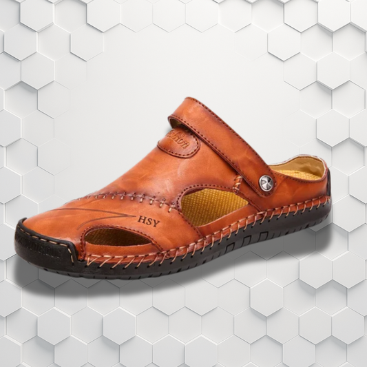 Ergonomic Arch-Support Leather Sandals