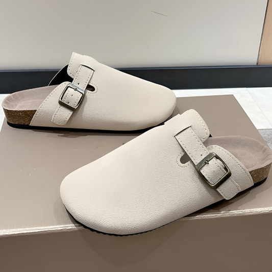 Unisex PU Leather Slide Sandals