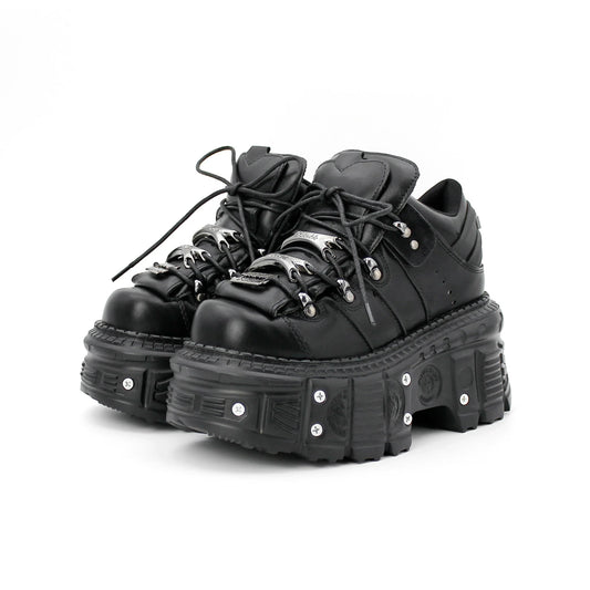 Studded Platform Punk Sneakers