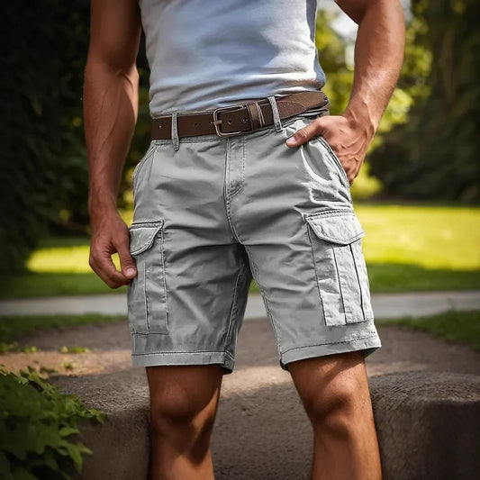 Relaxed Fit Men's Cargo Summer Shorts