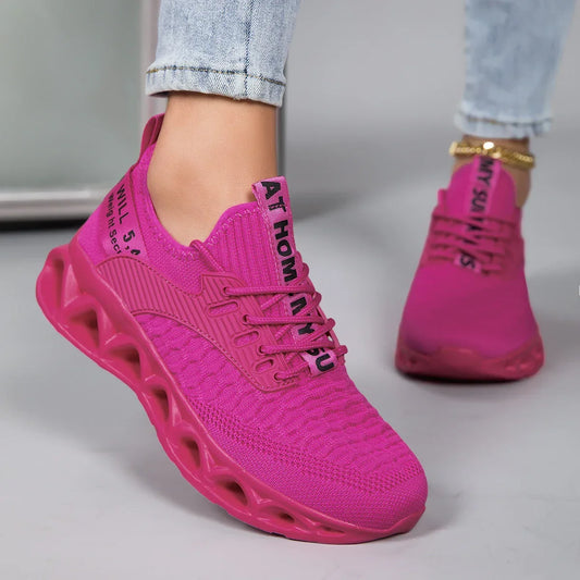 Cushioned Orthopedic Lace Up Walking Sneakers