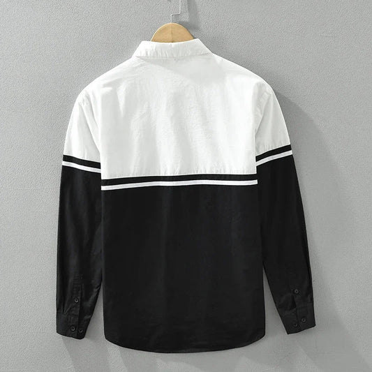 Textured Weave Long Sleeve Shirt
