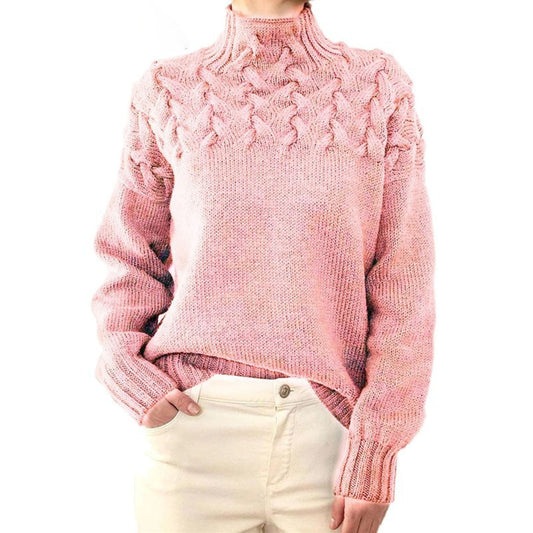 Mikayla Women's Warm Turtleneck Knit Sweater