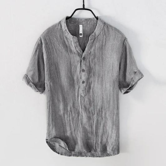 Textured Woven Everyday Button Shirt