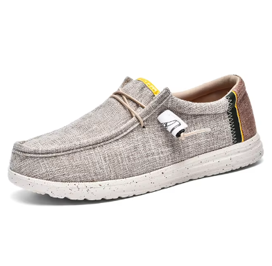 Men's Breathable Canvas Slip-On Loafers