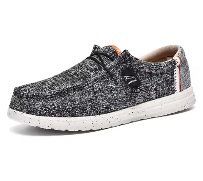 Men's Breathable Canvas Slip-On Loafers