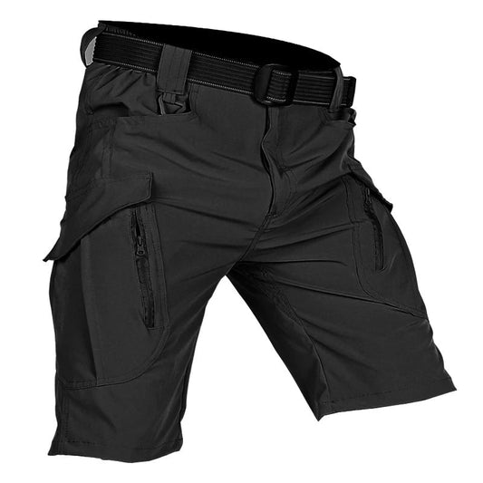Tactical Cargo Shorts With Zip Side Pockets