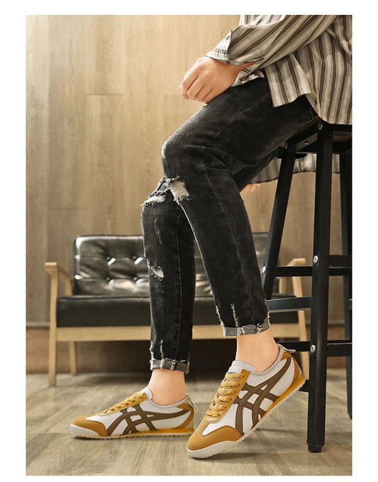 Retro Contrast Stripe Runner Sneakers