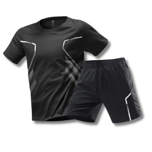 Men's Quick Dry T-Shirt and Shorts Training Set