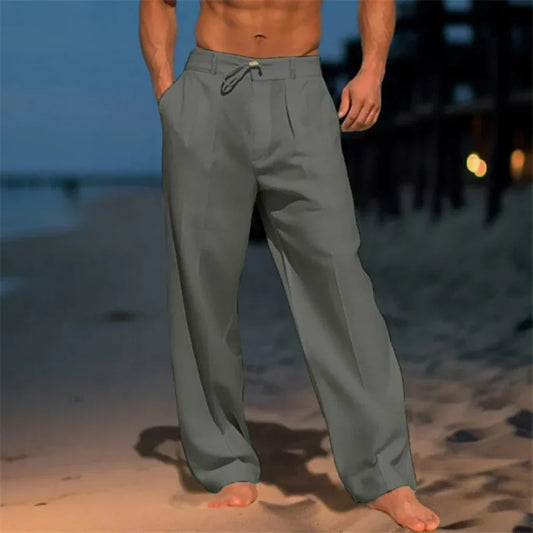Men's Tailored Linen Trousers