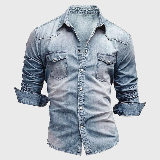 Theodore Willow Miami Slim Fit Denim Shirt