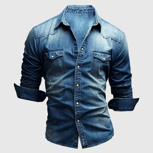 Theodore Willow Miami Slim Fit Denim Shirt