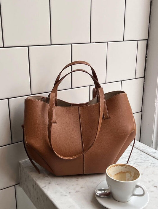 Spacious Vintage Shoulder Tote Bag