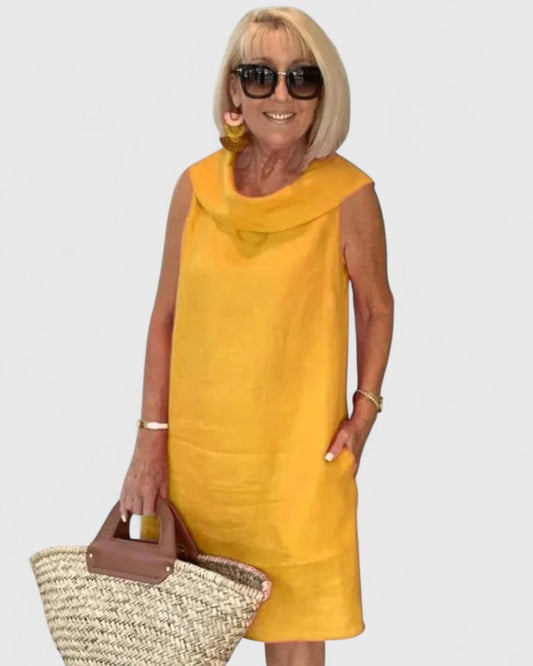Round Neck Layer-Friendly Dress