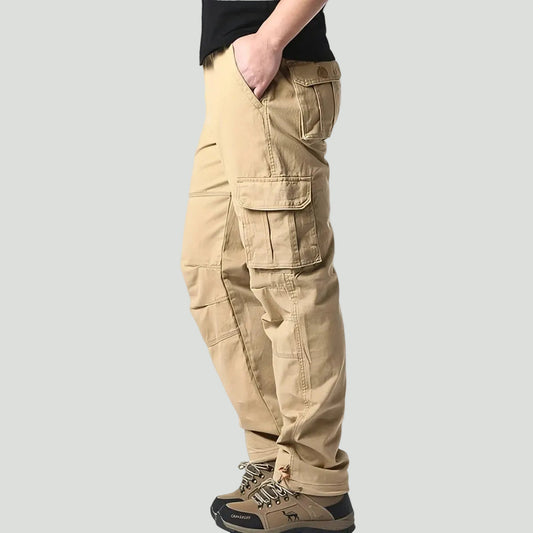 Breathable Cotton Cargo Hiking Trousers