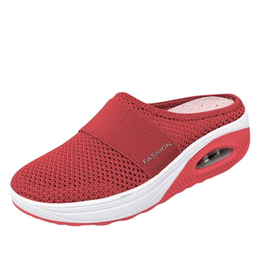 Women's Cushioned Slip On Shoes with Roomy Toe Box