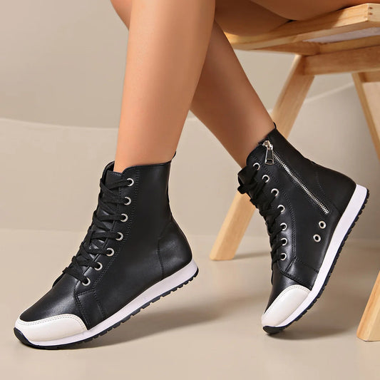 Orthopedic High-Top Sneaker with Removable Insole