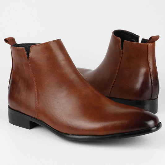 Side-Zip Chelsea Ankle Boots