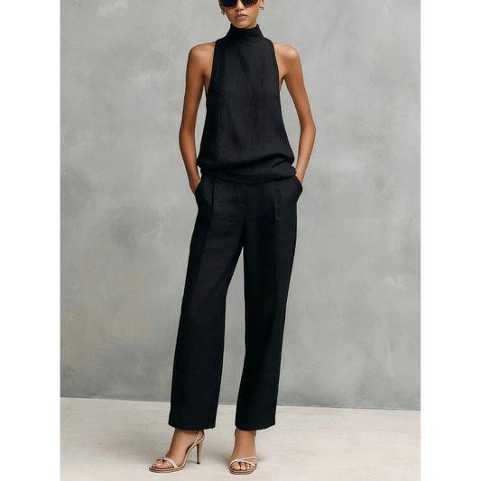 Sleeveless Summer Two Piece Set