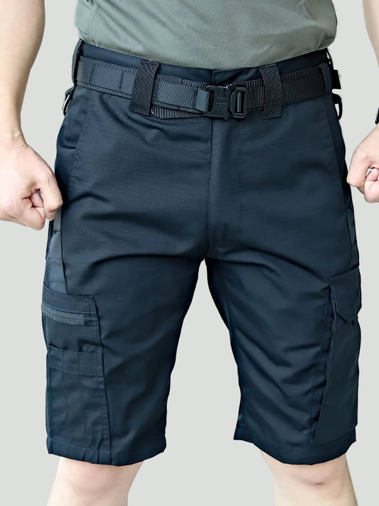 Men's Multi-Pocket Cargo Shorts With Belt Loops
