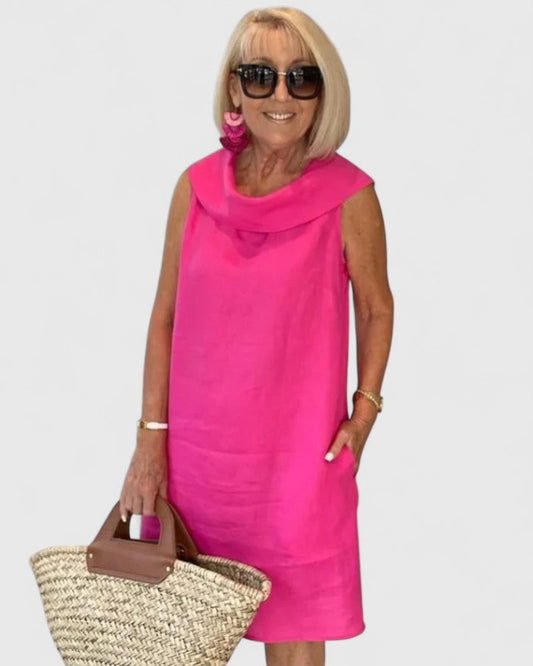 Round Neck Layer-Friendly Dress