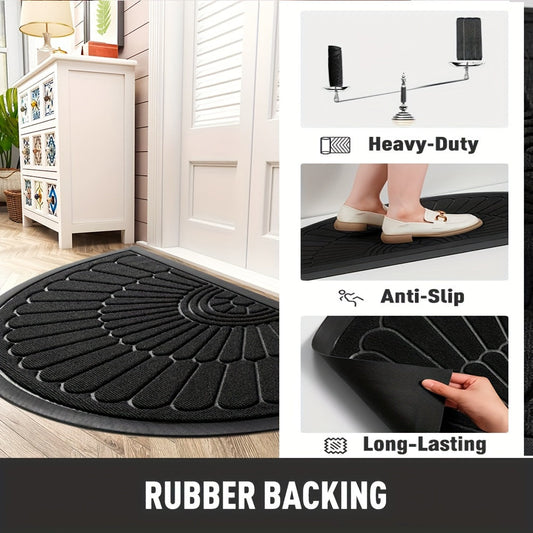 Half Round Rubber Outdoor Door Mat