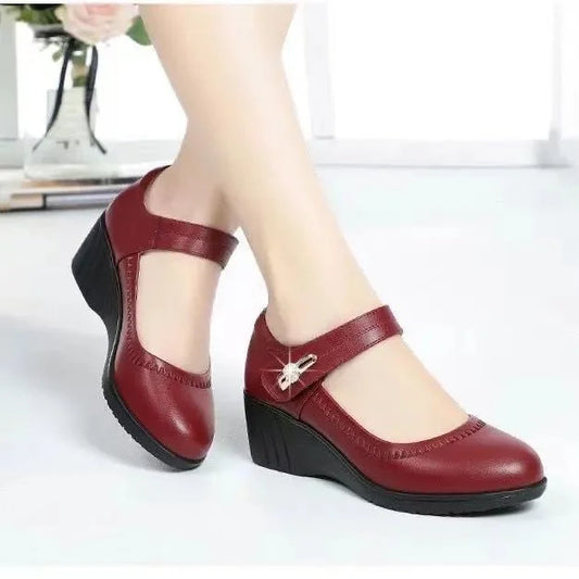 Women's Mid Heel Comfort Pumps