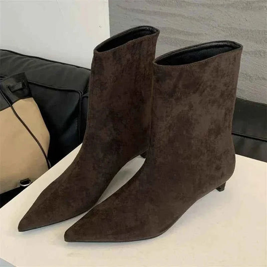 Sleek Ankle Boots with Clean Silhouette