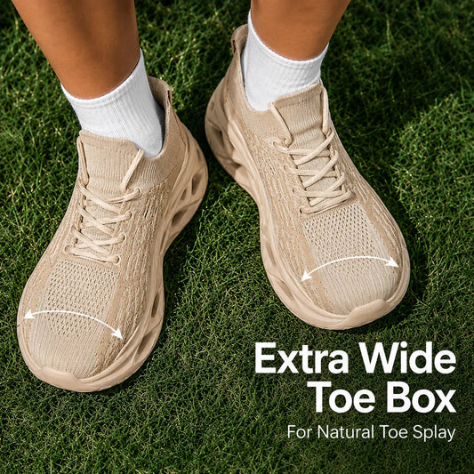 Orthopedic Wide Toe Box Walking Sneakers