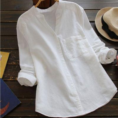 Breathable Linen Cotton Blouse