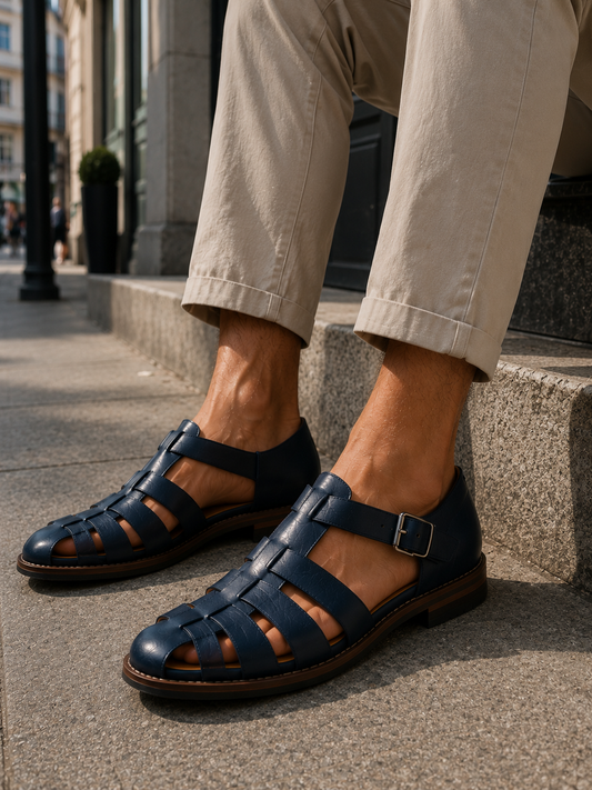 Men's Woven Strap Fisherman Sandals