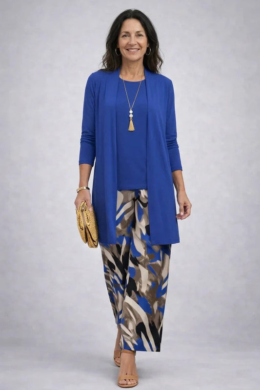 Printed Three Piece Coordinate Set