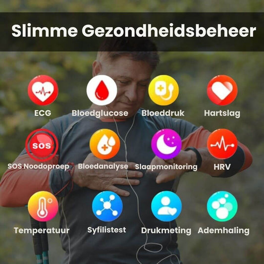SOS Alert Smart Watch With Fall Detection