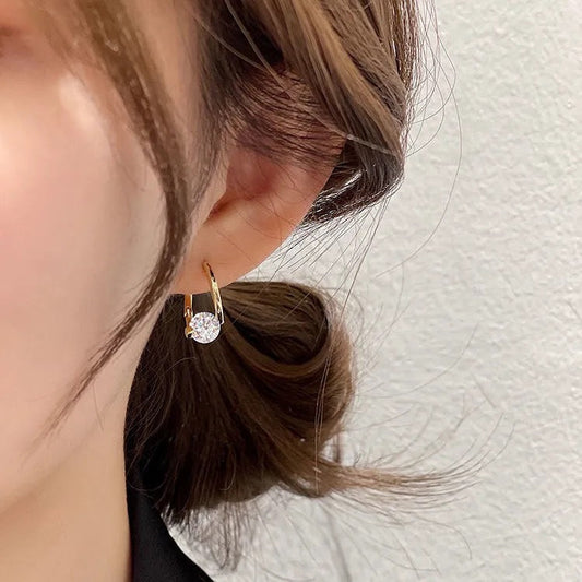 Germanium Stone Drop Earrings