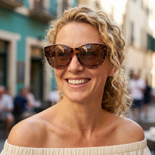 Fit Over Cat Eye Polarized Sunglasses