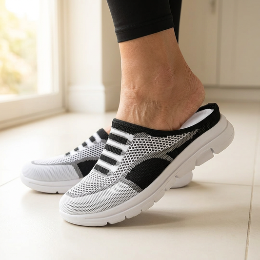 Breathable Air Cushion Slip-On Mules