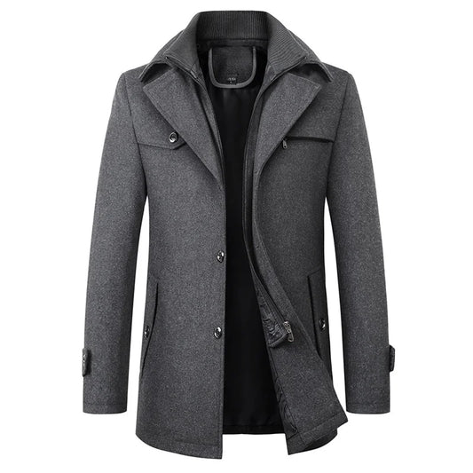 Men's Waterproof Business Winter Coat