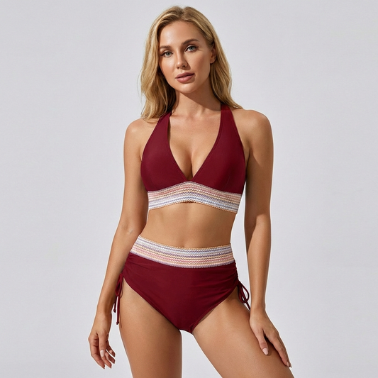 High Waist Push-Up Shaping Bikini