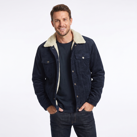 Sherpa Lined Corduroy Jacket