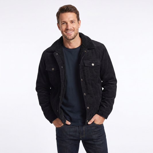 Sherpa Lined Corduroy Jacket