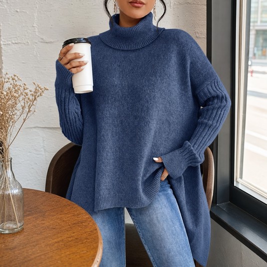 Soft Oversized Turtleneck Sweater - lifestyle shot