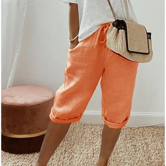 High Waisted Stretch Shorts
