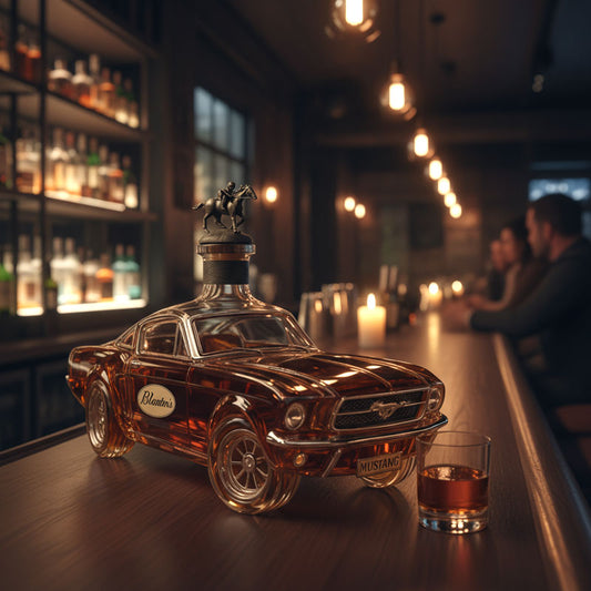 Car Shaped Glass Whiskey Decanter
