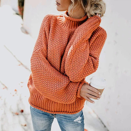 Cosy Ribbed Turtleneck Sweater