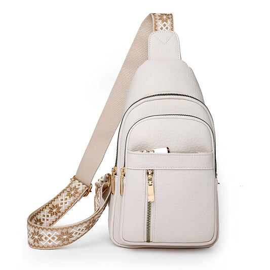 Anti-Theft Zip Pocket Crossbody Bag