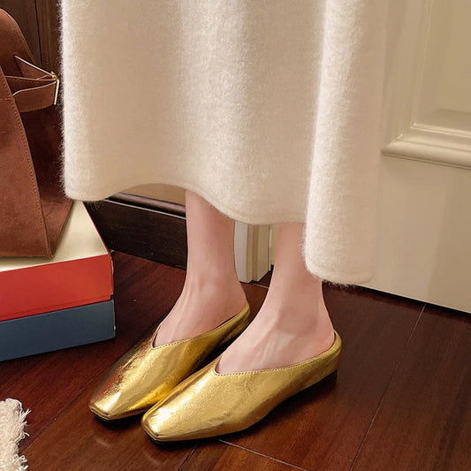 Lightweight Round-Toe Slip-On Everyday Mules