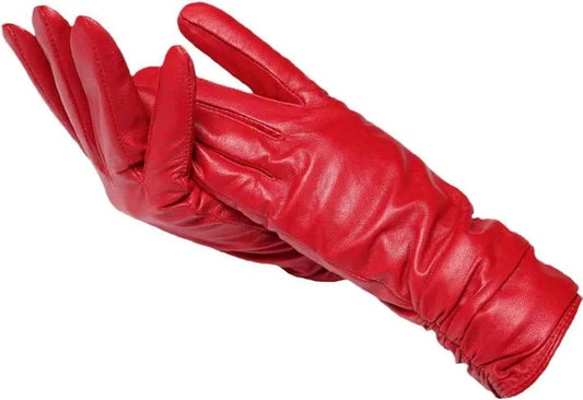 Shearling-Lined Winter Gloves