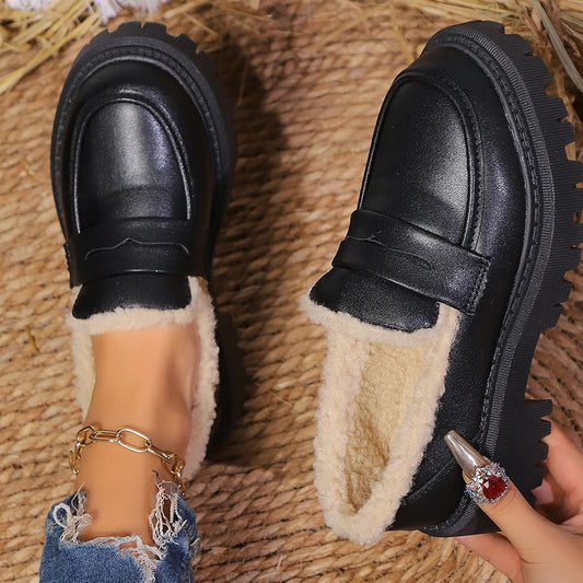 Slip-On Chunky Platform Loafers
