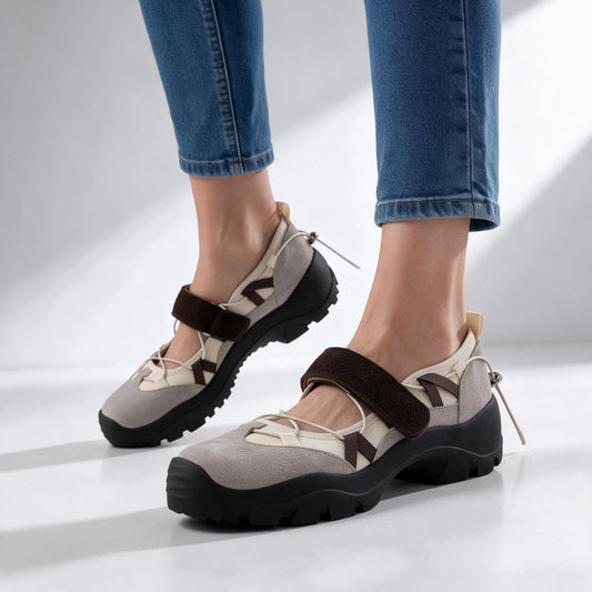 Women's Chunky Sole Mary Jane Trail Sneakers