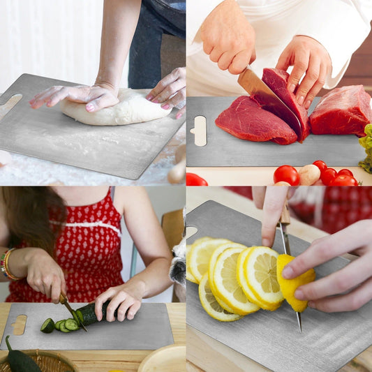 Thick Non Porous Titanium Cutting Board